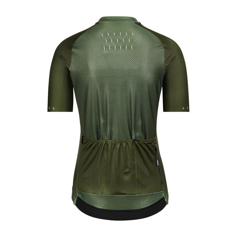 Fietsshirt voor Dames - Groen - Icon Coldblack