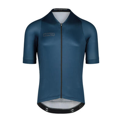 Wielershirt korte mouw heren - icon metalix petrol