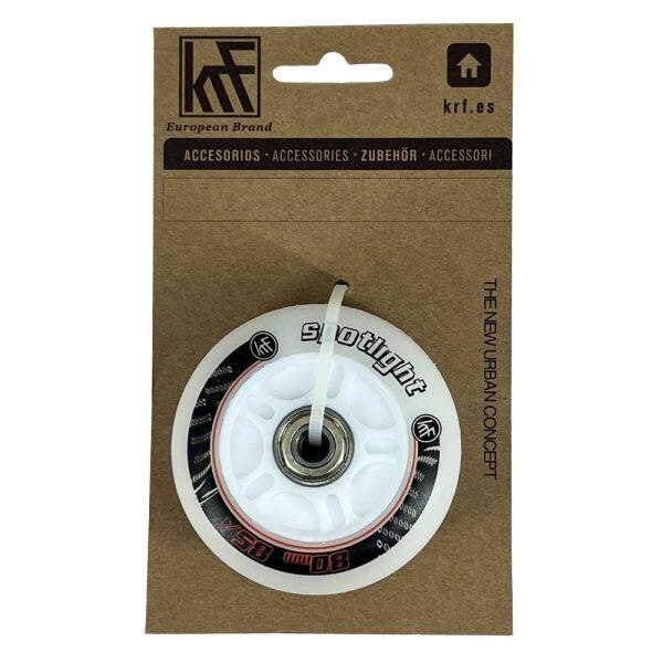 KRF Pack de 2 Ruedas KRF Con El Movimiento Luzcan En Colores Con LED 72mm Abec 5