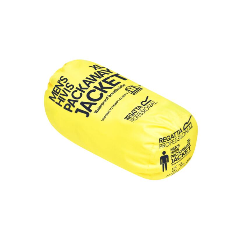 Casaco Refletor Dobrável Alta Visibilidade Pro Unissexo Adulto Amarelo