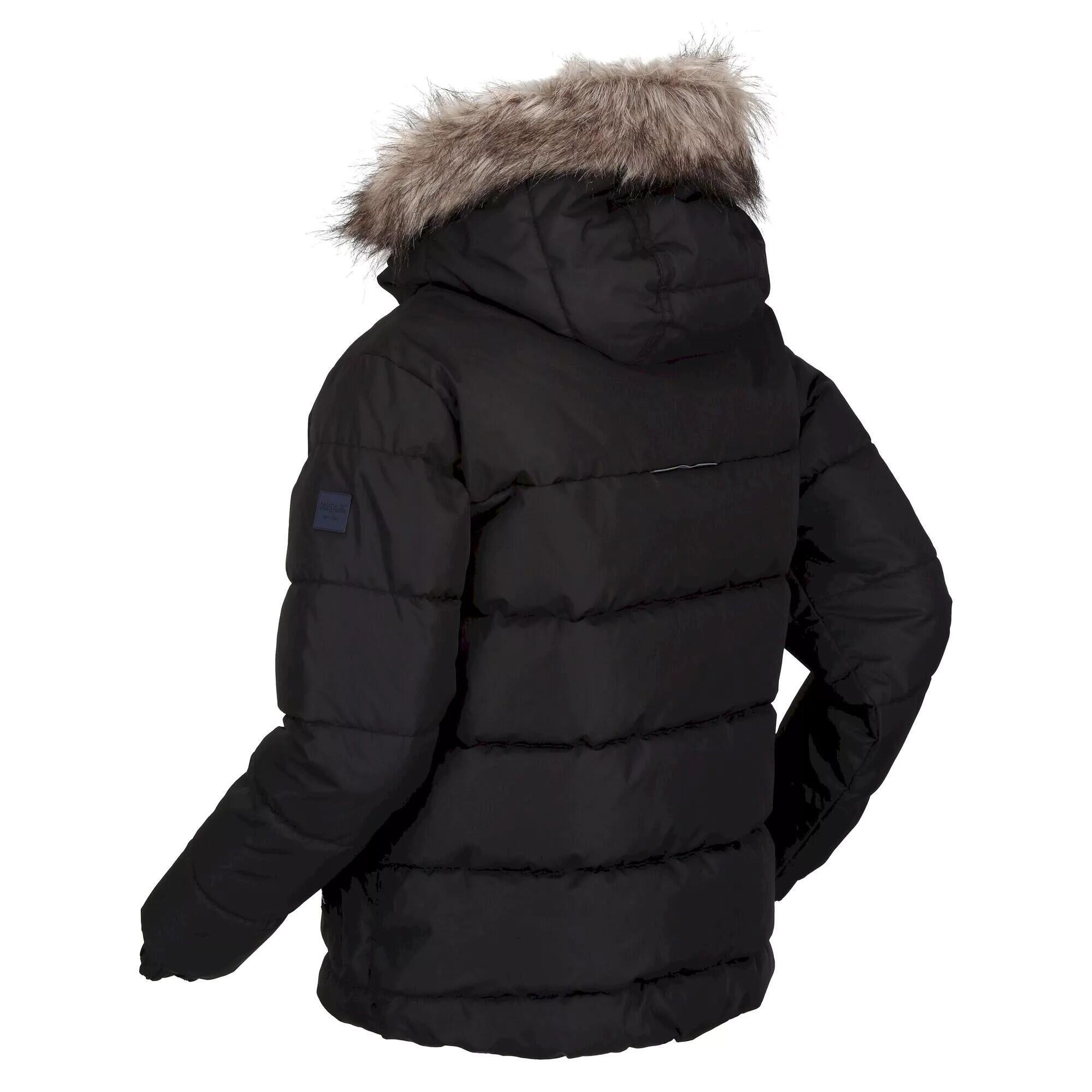 Parka Finta Pelliccia Bambini Regatta Nero 6/7