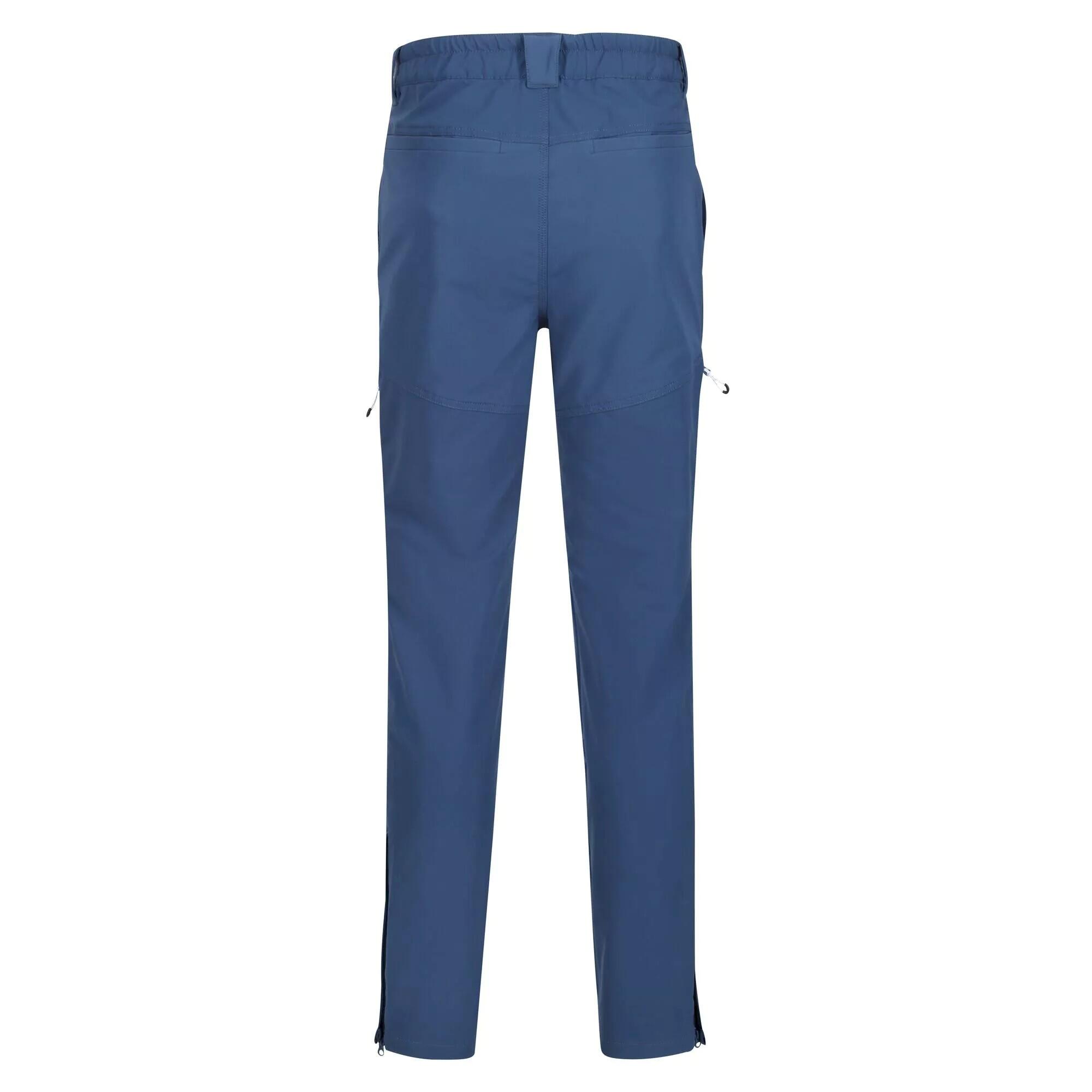 Mens Questra IV Hiking Trousers (Admiral Blue) 2/5