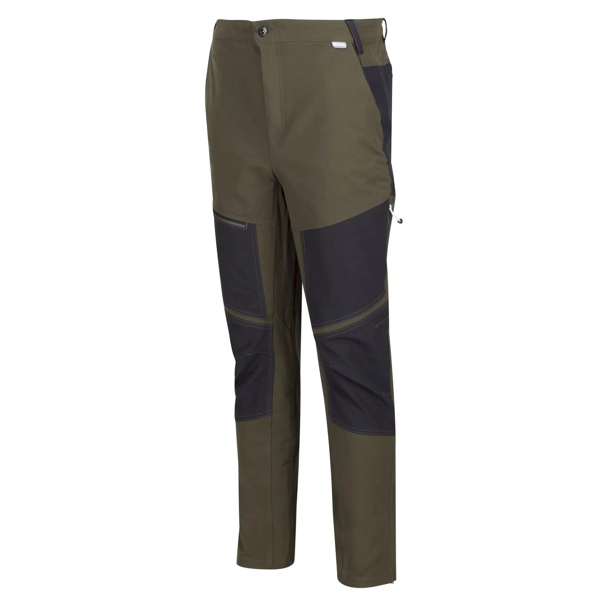 Mens Questra IV Hiking Trousers (Black) 3/5