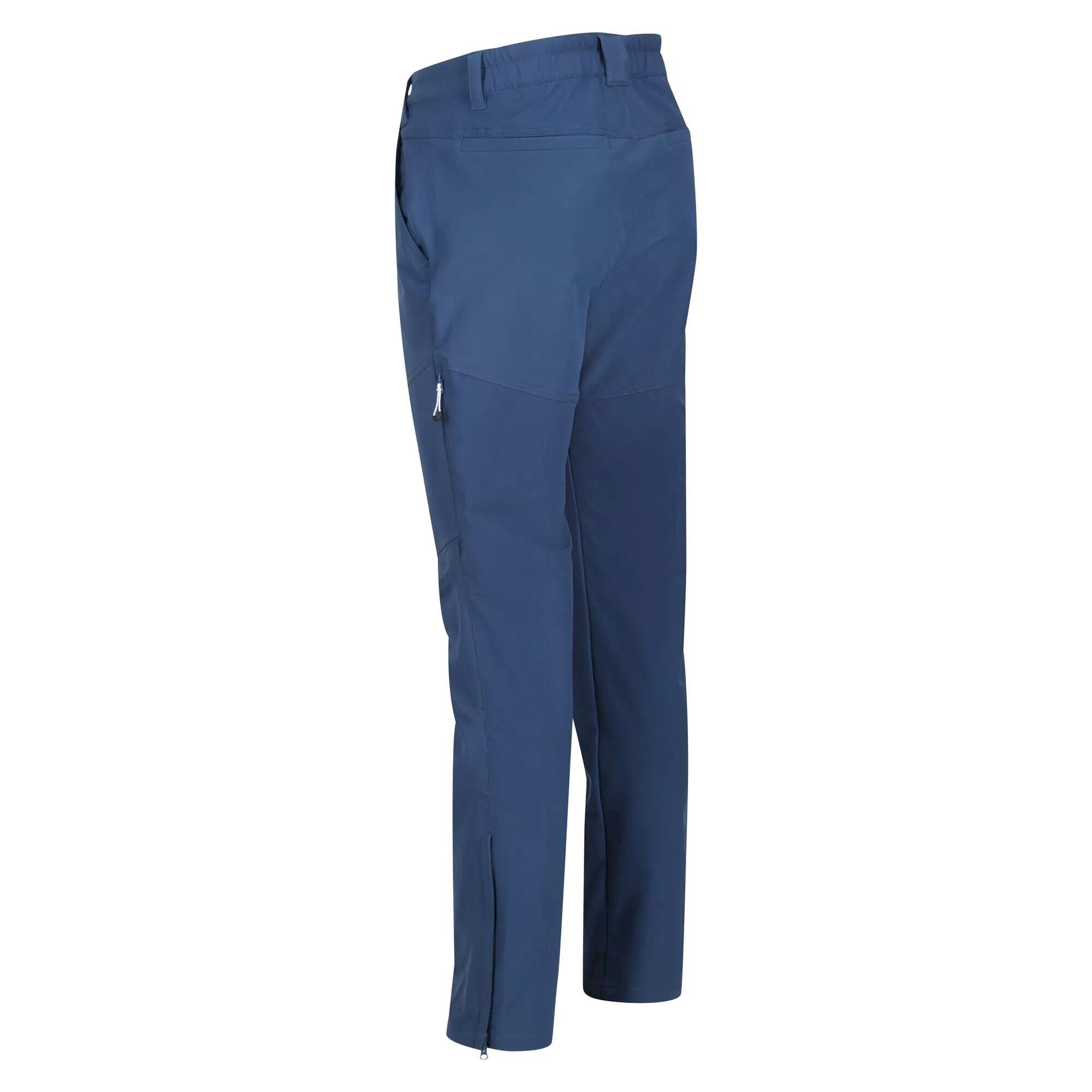 Mens Questra IV Hiking Trousers (Admiral Blue) 3/5