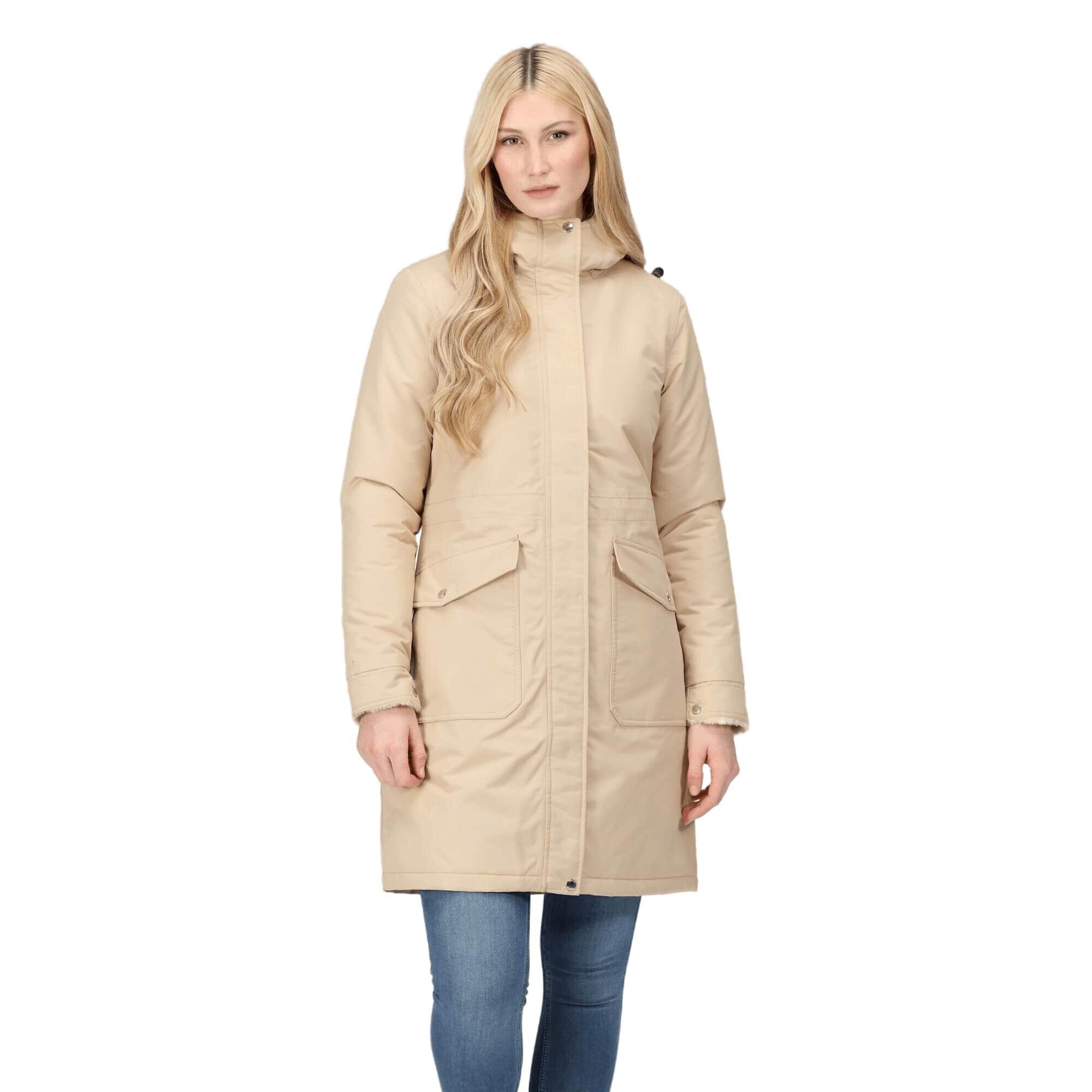 Womens/Ladies Romine Waterproof Parka (Moccasin) 1/5