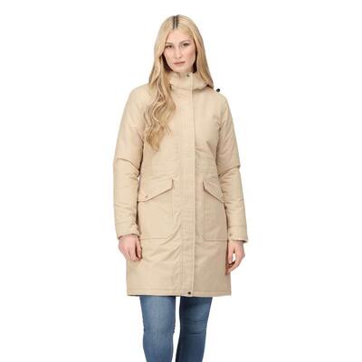 Dames romine waterdichte parka (moccasin)
