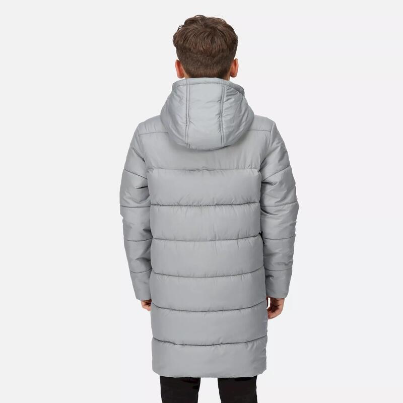 Bodie geïsoleerde gewatteerde jas voor kinderen/kinderen (Stormgrijs)