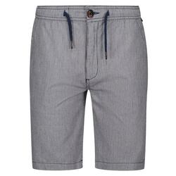 Heren Albie Chino Stripe Shorts (Donkere Denim)