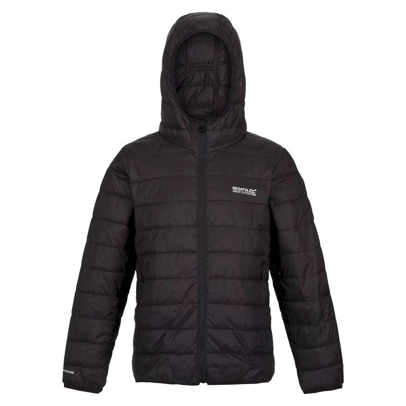 Childrens/Kids Hillpack Hooded Jacket (Zwart)