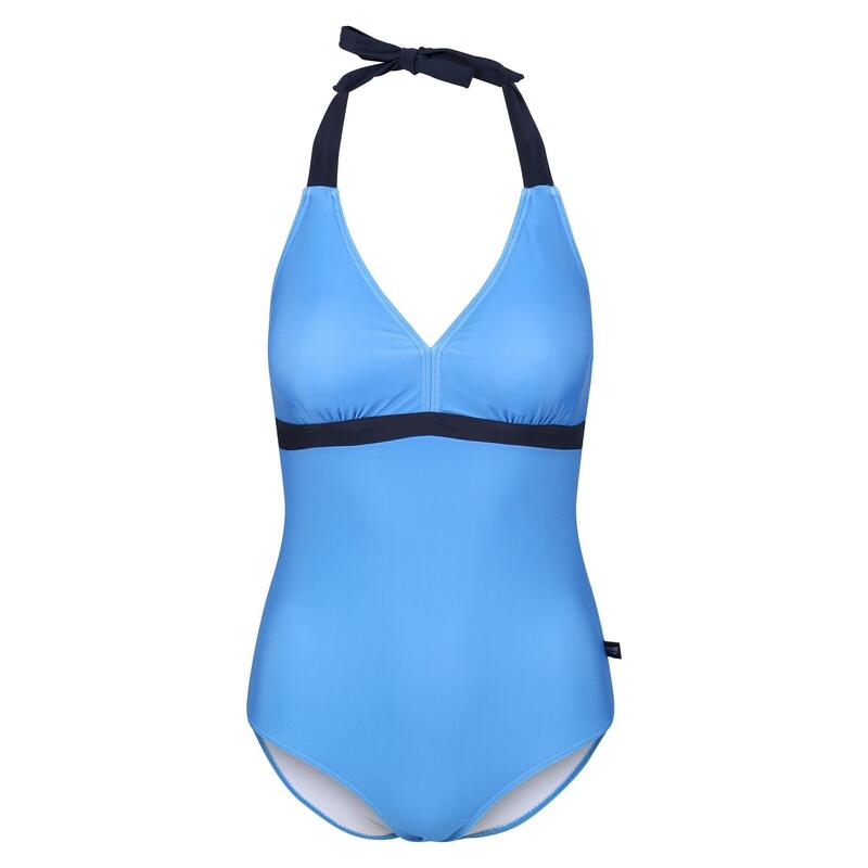 Costume Da Bagno Intero Donna Regatta Flavia Blu Sonico Blu Navy