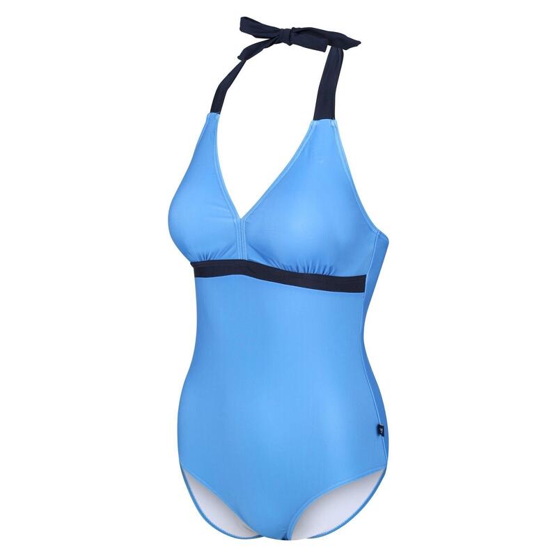 Bañador Entero de Una Pieza Flavia para Mujer Azul Sonic, Marino