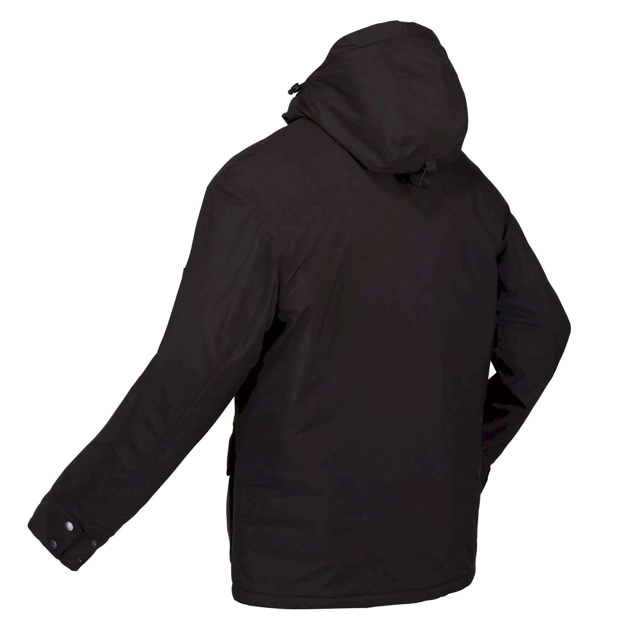 Mens Raylan Waterproof Jacket (Black) 4/5