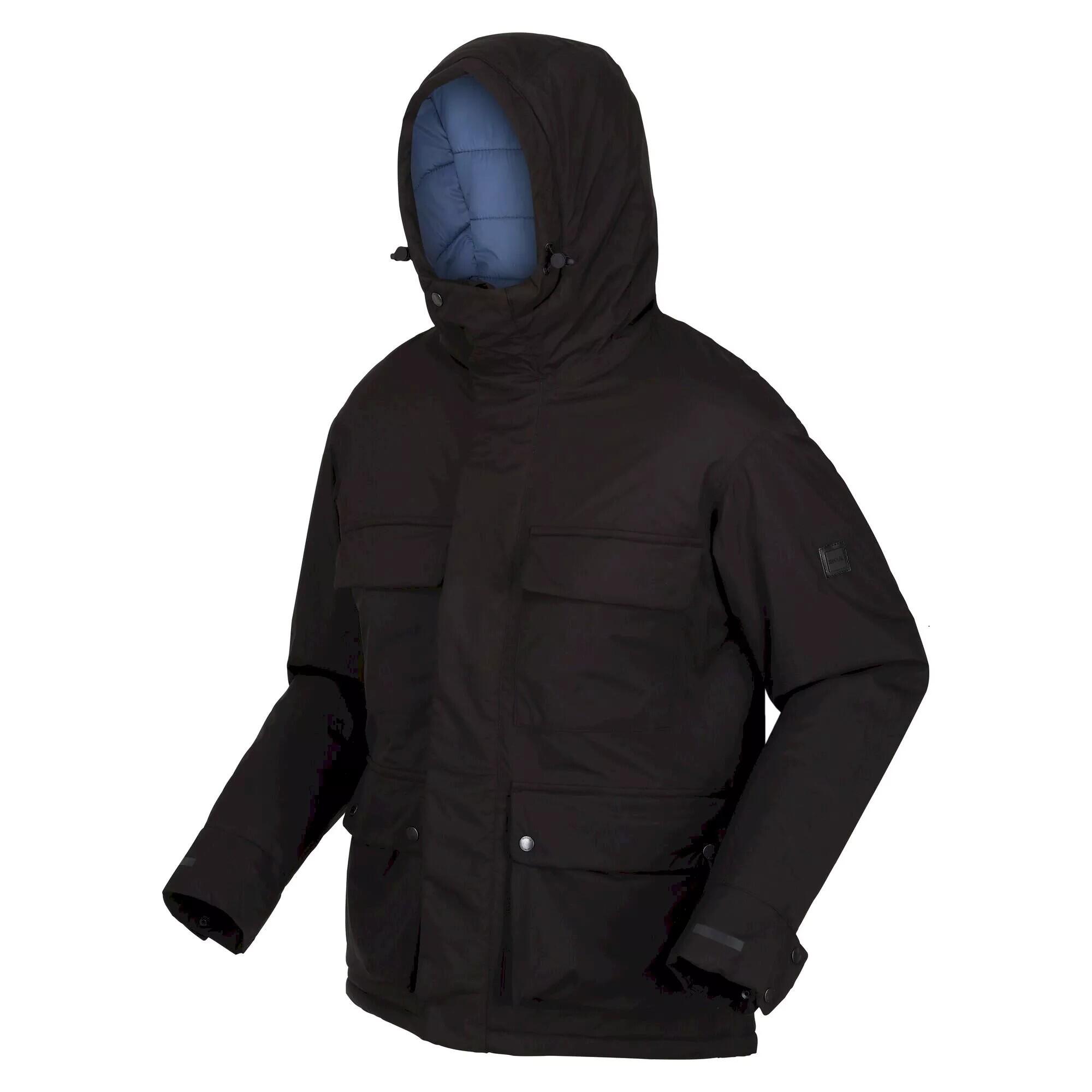 Mens Raylan Waterproof Jacket (Black) 3/5