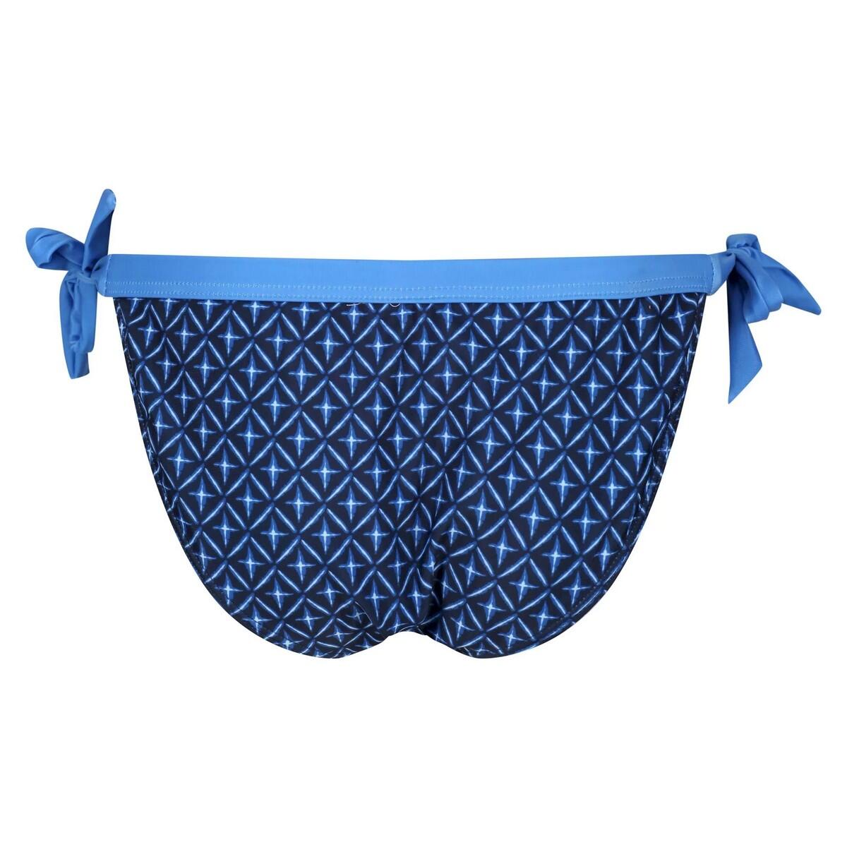 Womens/Ladies Flavia Tile Bikini Bottoms (Navy) 2/5