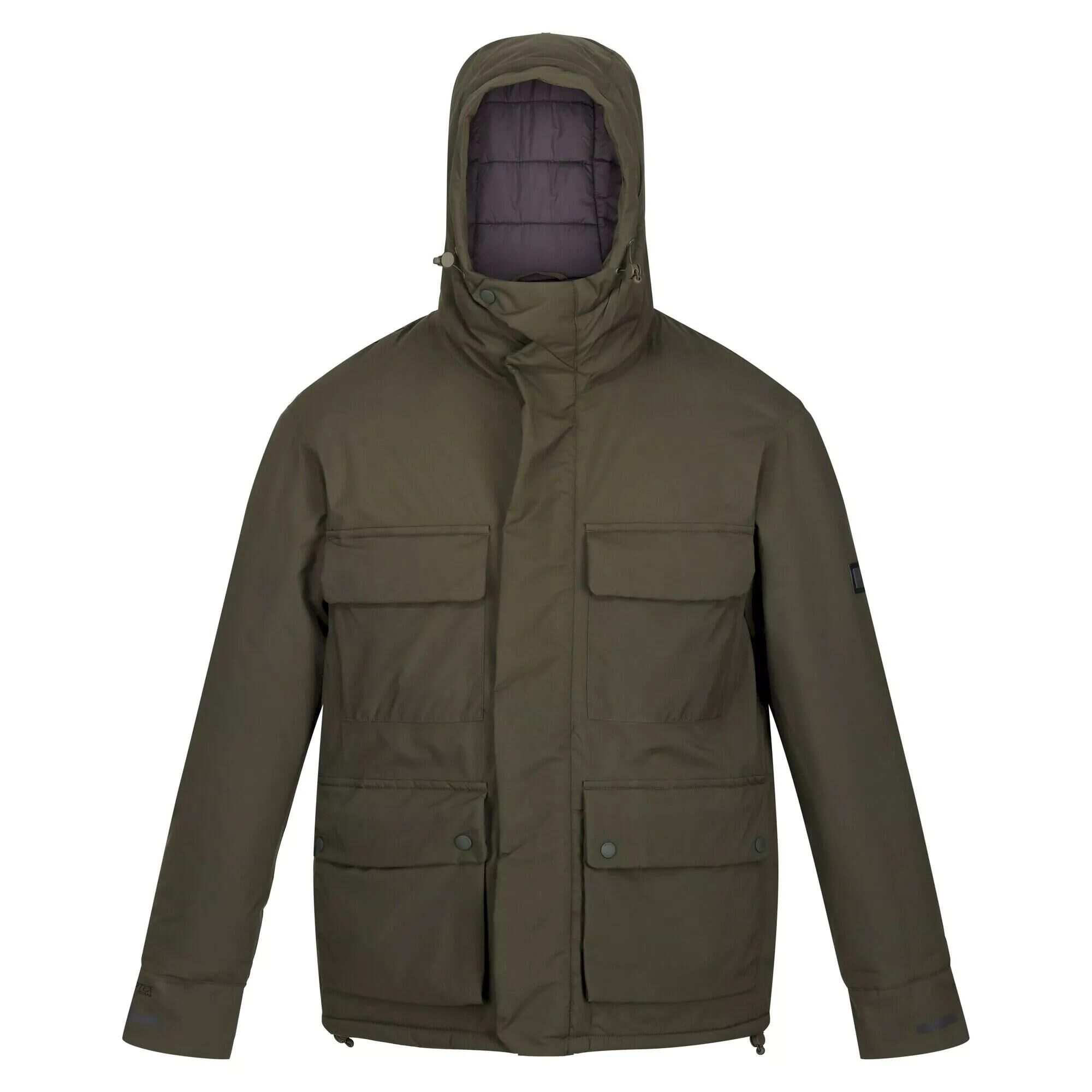 REGATTA Mens Raylan Waterproof Jacket (Dark Khaki)