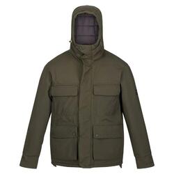 Chaqueta Impermeable Raylan para Hombre Caqui Oscuro