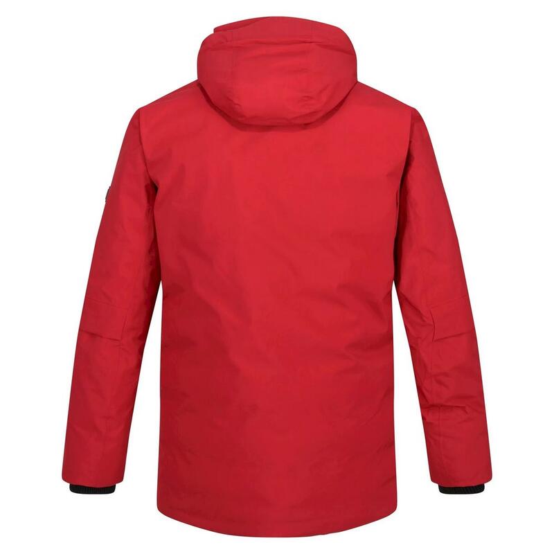 Heren Yewbank II Parka (Donkerrood)