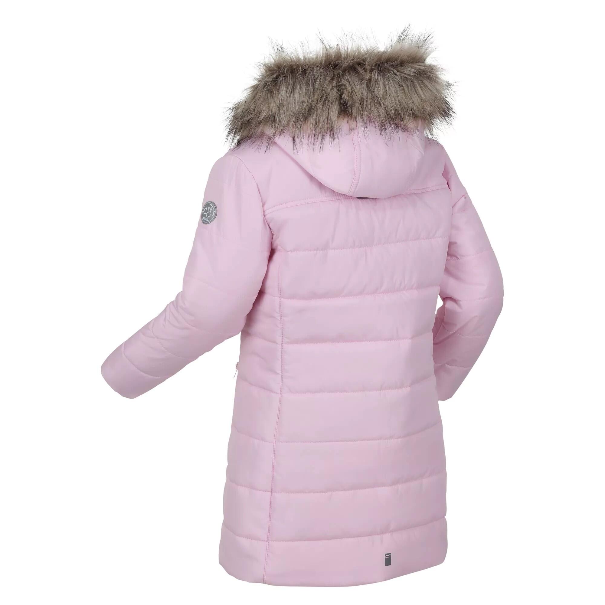 Girls Peppa Pig Padded Jacket (Pink Mist) 4/4