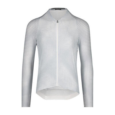 Maglia Ciclismo Manica Lunga Uomo - Grigio - Optic Art