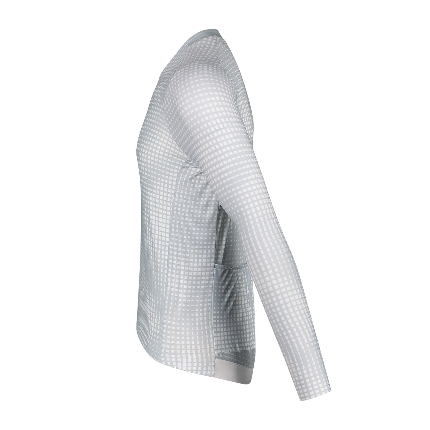 Maillot Ciclismo Manga Larga Hombre - Grau - Icon - Arte Óptico 3/4
