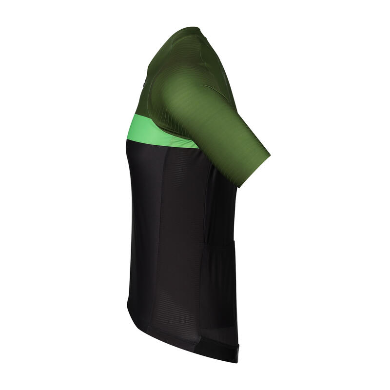 Maillot Cycliste Icon pour Hommes - Vert - Colorblock