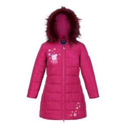 Veste Matelassée Peppa Pig Pour Filles (Rose Foncé)