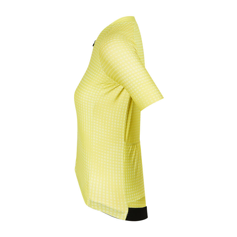 Maillot Cycliste Icon pour Femmes - Jaune - Optic Art