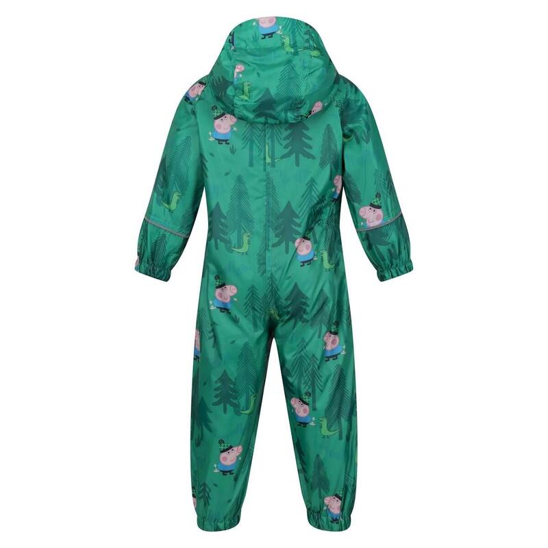 Kinder/Kinder Peppa Pig Dinosaurus Snowsuit (Jellybean Groen)