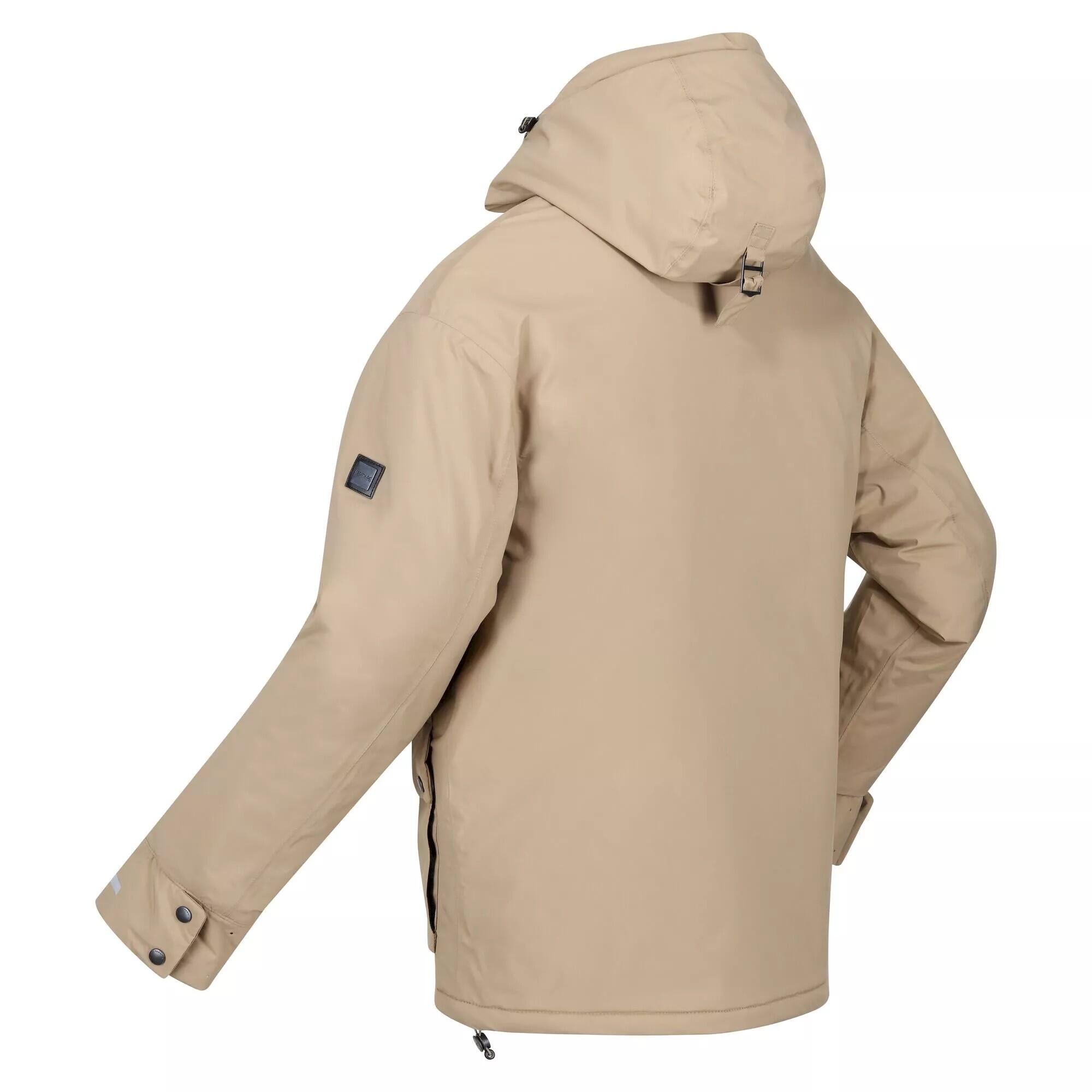 Mens Raylan Waterproof Jacket (Gold Sand) 4/5