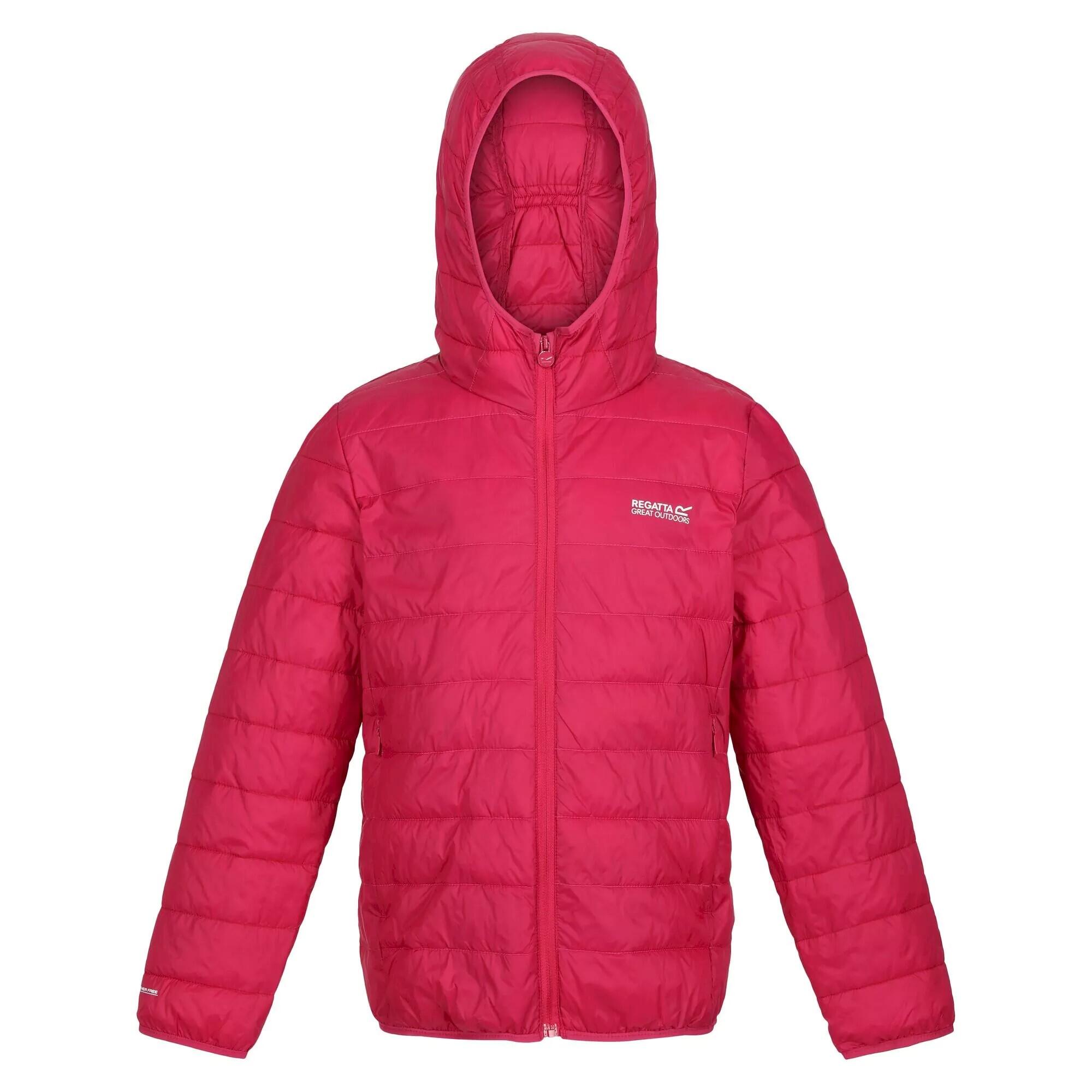 REGATTA Giacca Con Cappuccio Bambini Regatta Hillpack Berry Pink