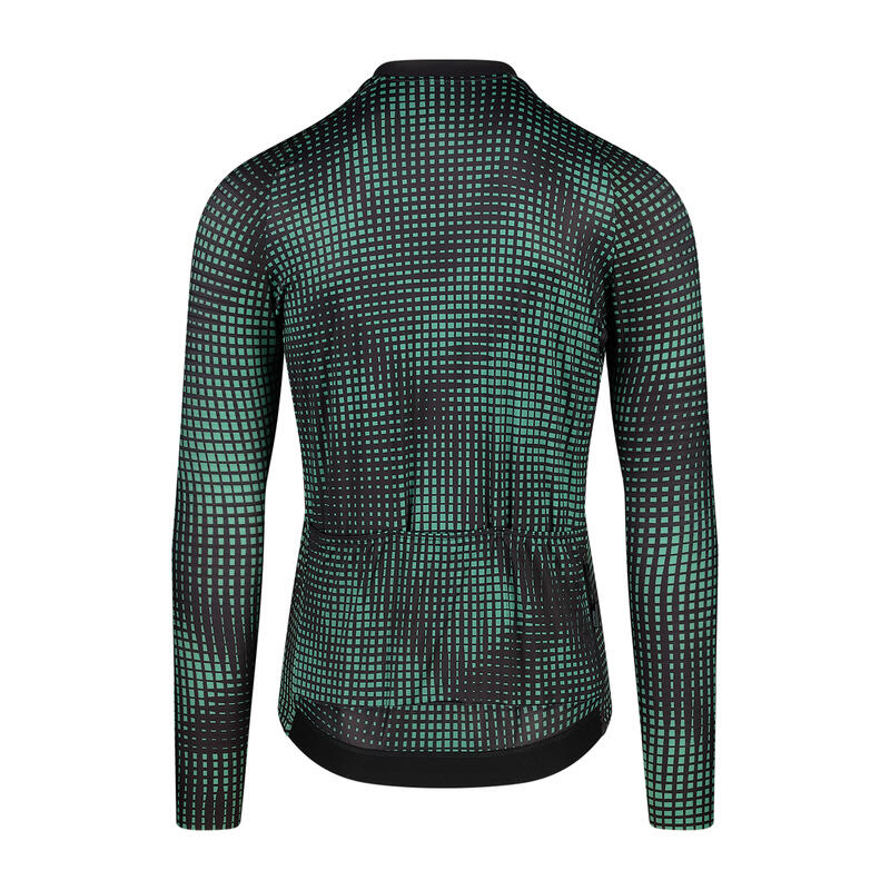 Fietsshirt met lange mouwen Heren - Groen - Icon Optic Art