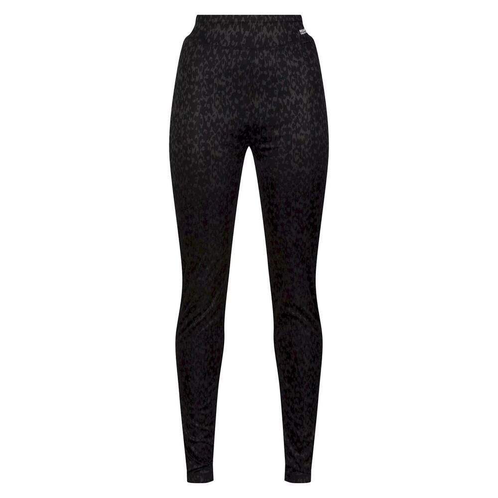 REGATTA Womens/Ladies Bampton Printed Leggings (Black)