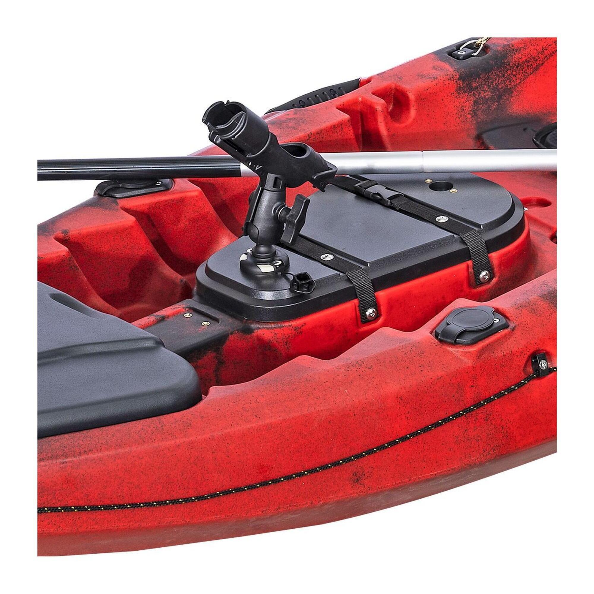 Angelkajak Conger P 295x80 cm Rot - Sit-on-Top Einer-Kajak, 22 kg 4/7