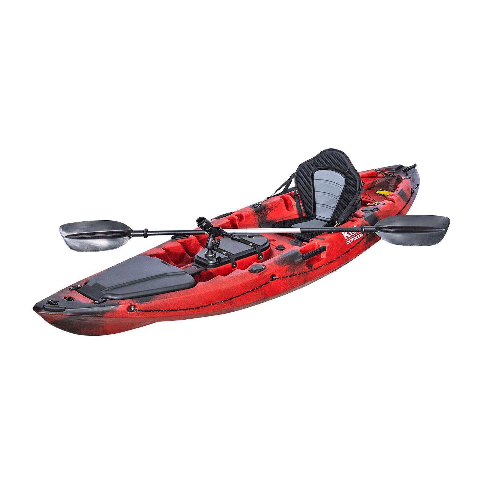 KOL OUTDOOR Caiaque de Pesca Conger P Vermelho (295 x 80cm)