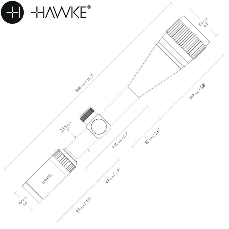 MIRA DE TIRO HAWKE VANTAGE 4-16X50 AO IR