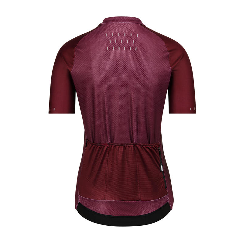 Fietsshirt voor Dames - Bordeaux - Icon Coldblack