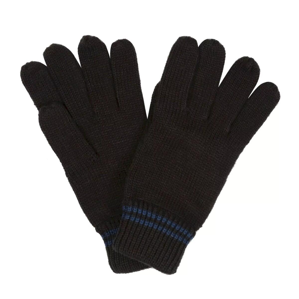 Mens Balton III Knitted Gloves (Black) 2/4