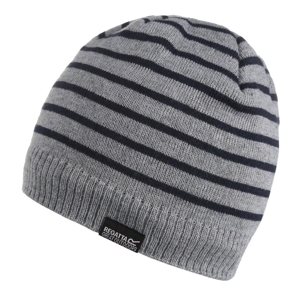 Childrens/Kids Tarley Knitted Beanie (Storm Grey Marl) 1/4