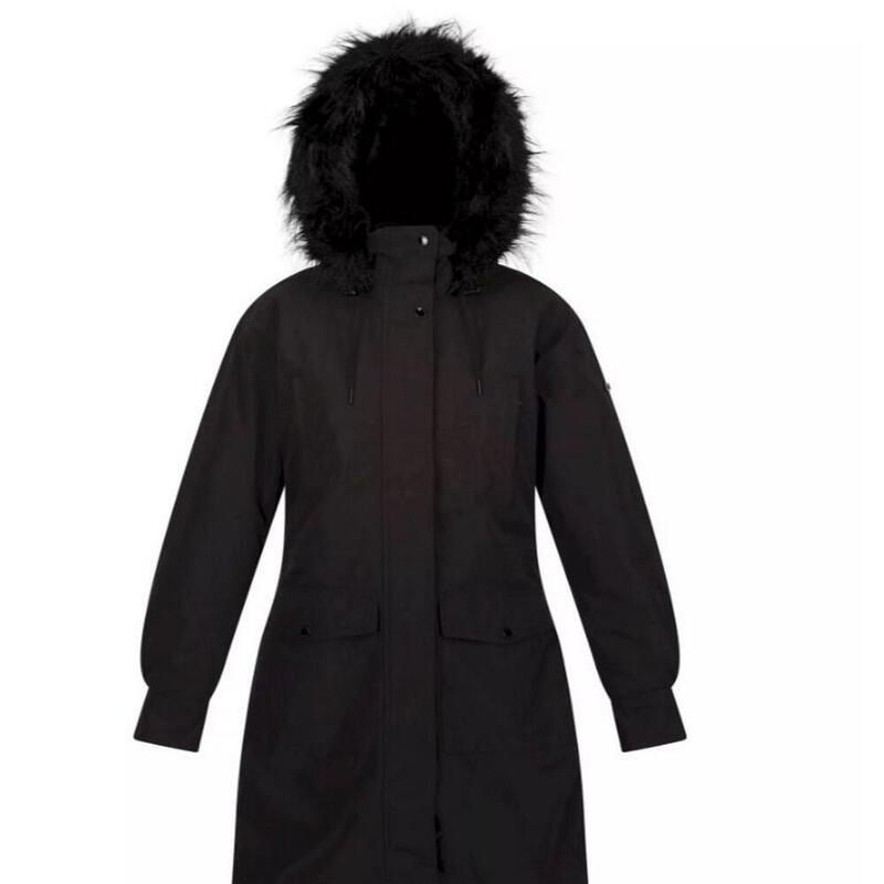 "Shiloh" Parka für Damen Schwarz