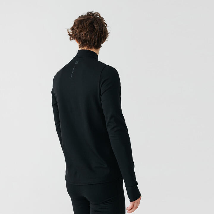 Refurbished Mens Warm LongSleeved Running TShirt A Grade KALENJI