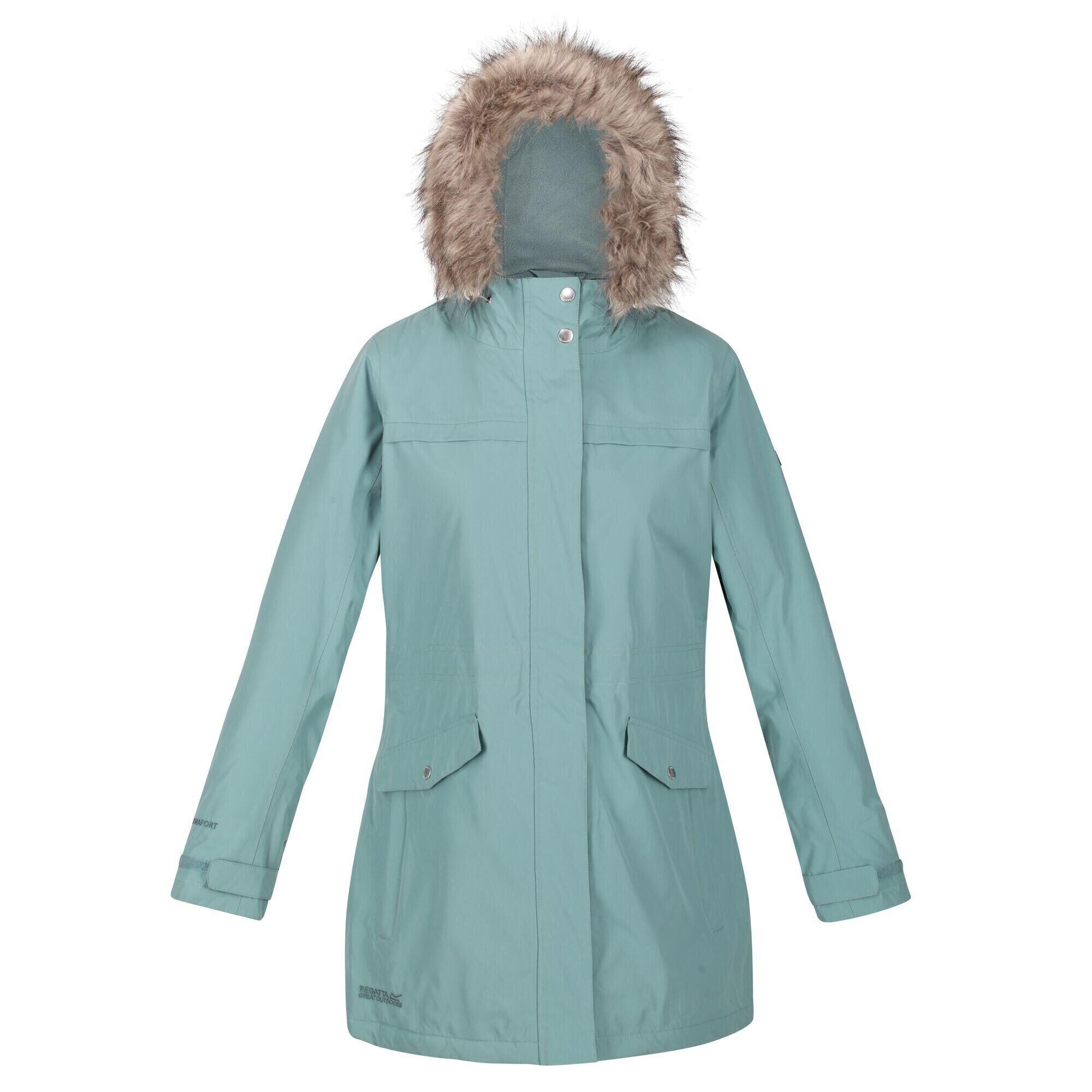 REGATTA Womens/Ladies Serleena II Waterproof Insulated Jacket (Ivy Moss)