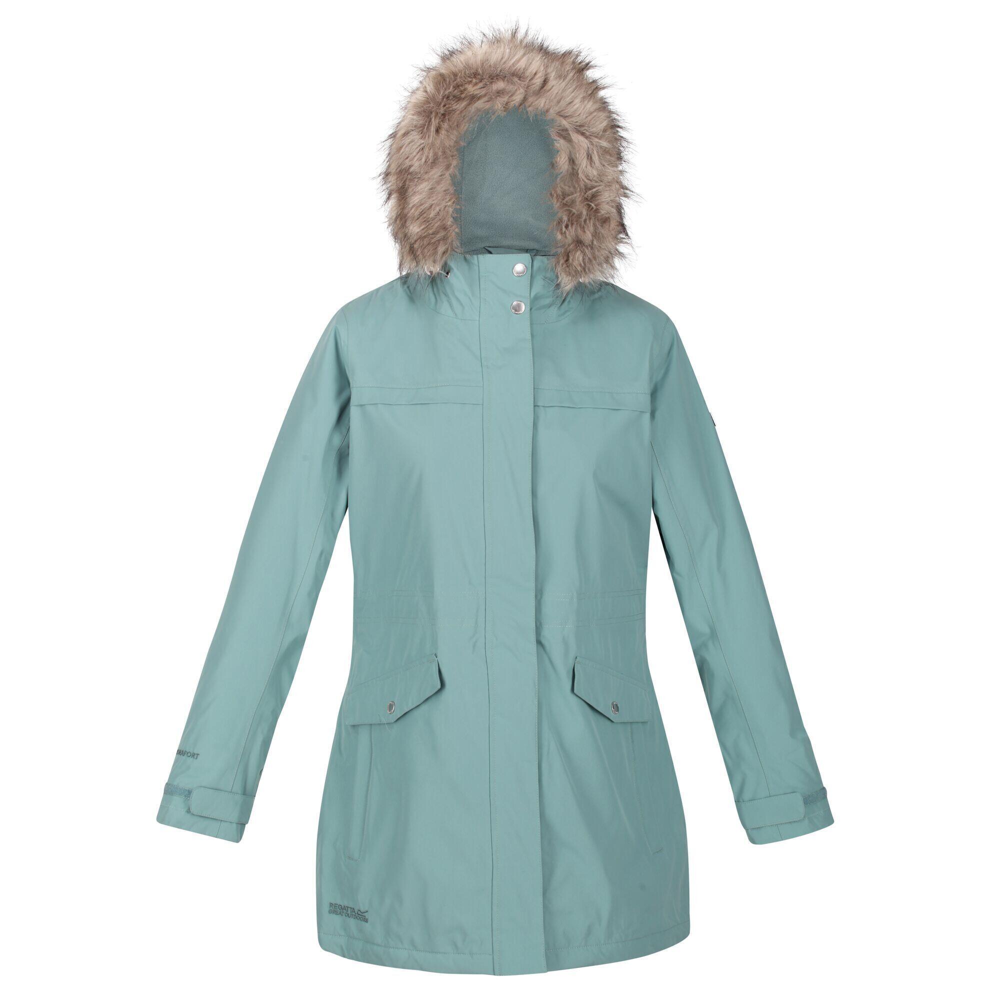 Women's SERLEENA insulated jacket (Pastel turquoise)