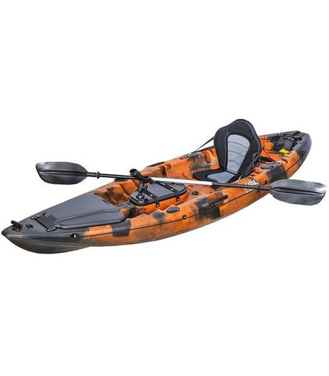 Kayak de pêche Conger P 295x80 cm Orange - Sit-on-top monoplace 22 kg