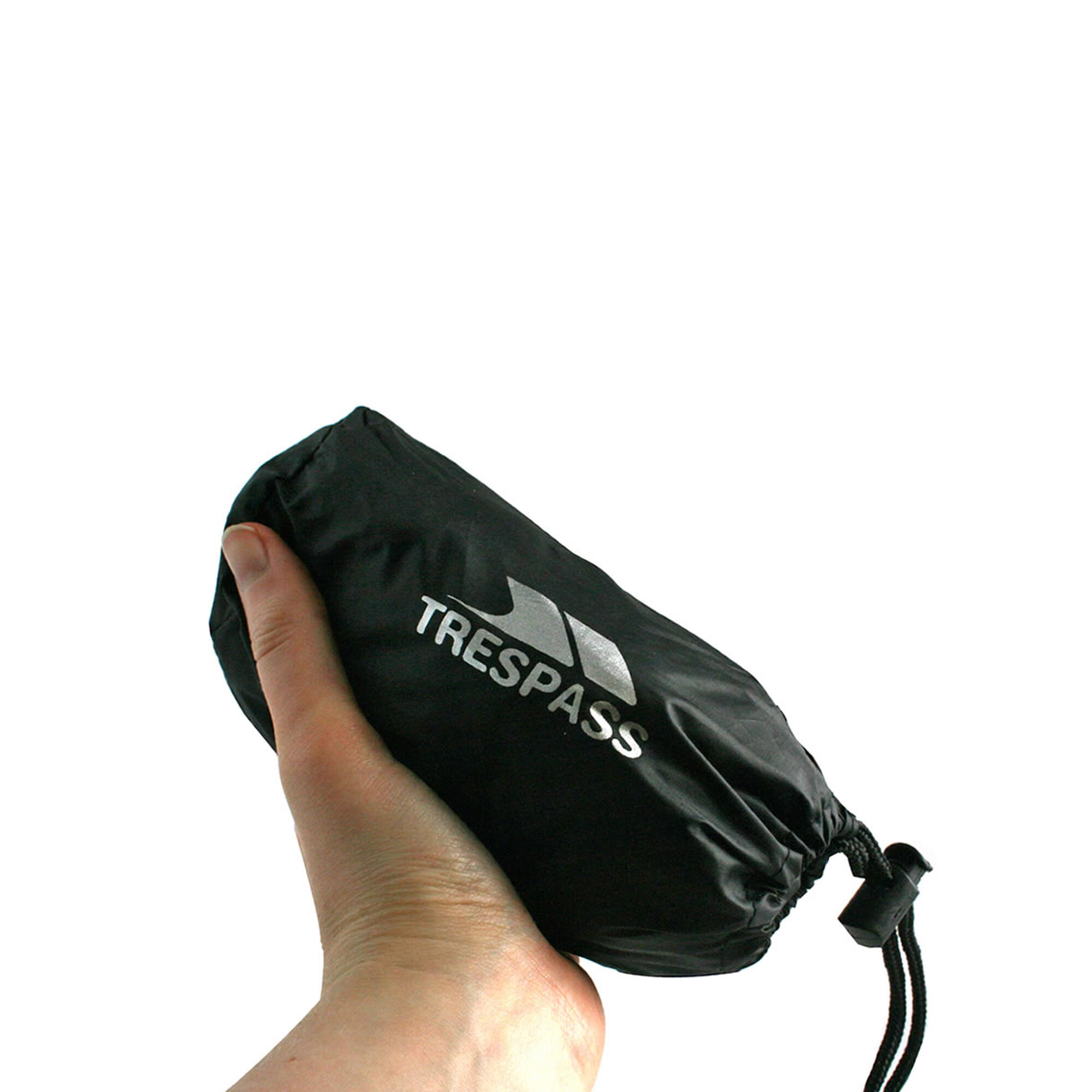 Rucksack Regen Hülle Cover Damen und Herren Schwarz 3/4