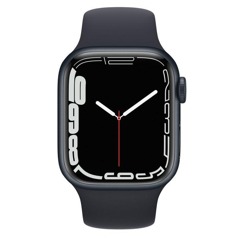 Smartwatch Apple Watch Series 7 GPS+Celular 41mm Preto Alumínio Bracelete Preta