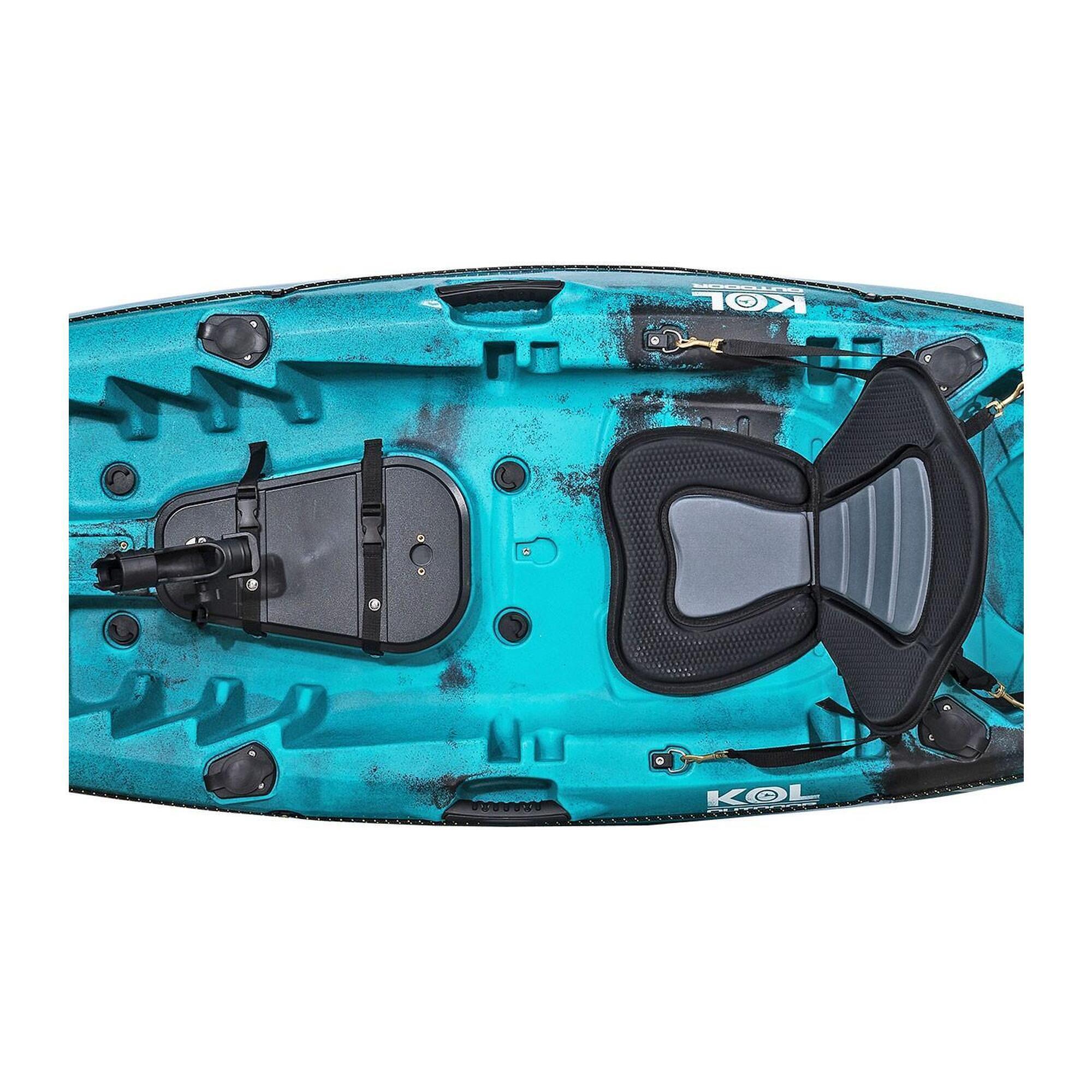 Angelkajak Conger P 295x80 cm Teal Camo - Sit-on-Top Einer-Kajak, 22 kg 6/7