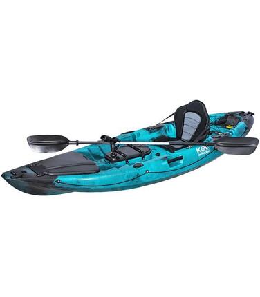 Kayak de pêche Conger P 295x80 cm Camo Teal - Sit-on-top monoplace 22 kg