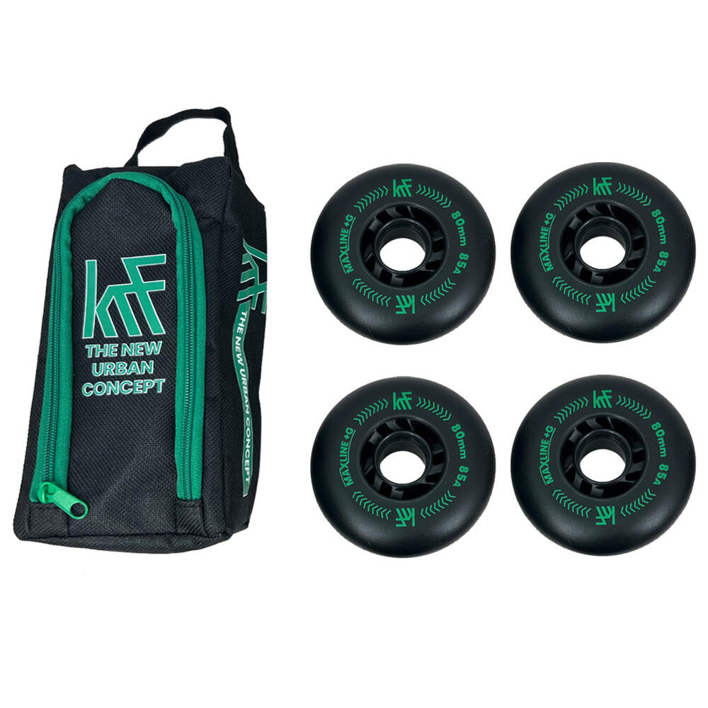 KRF Pack De 4 Ruedas KRF Inline Especialidad Freeskate Tamaño: 80Mm