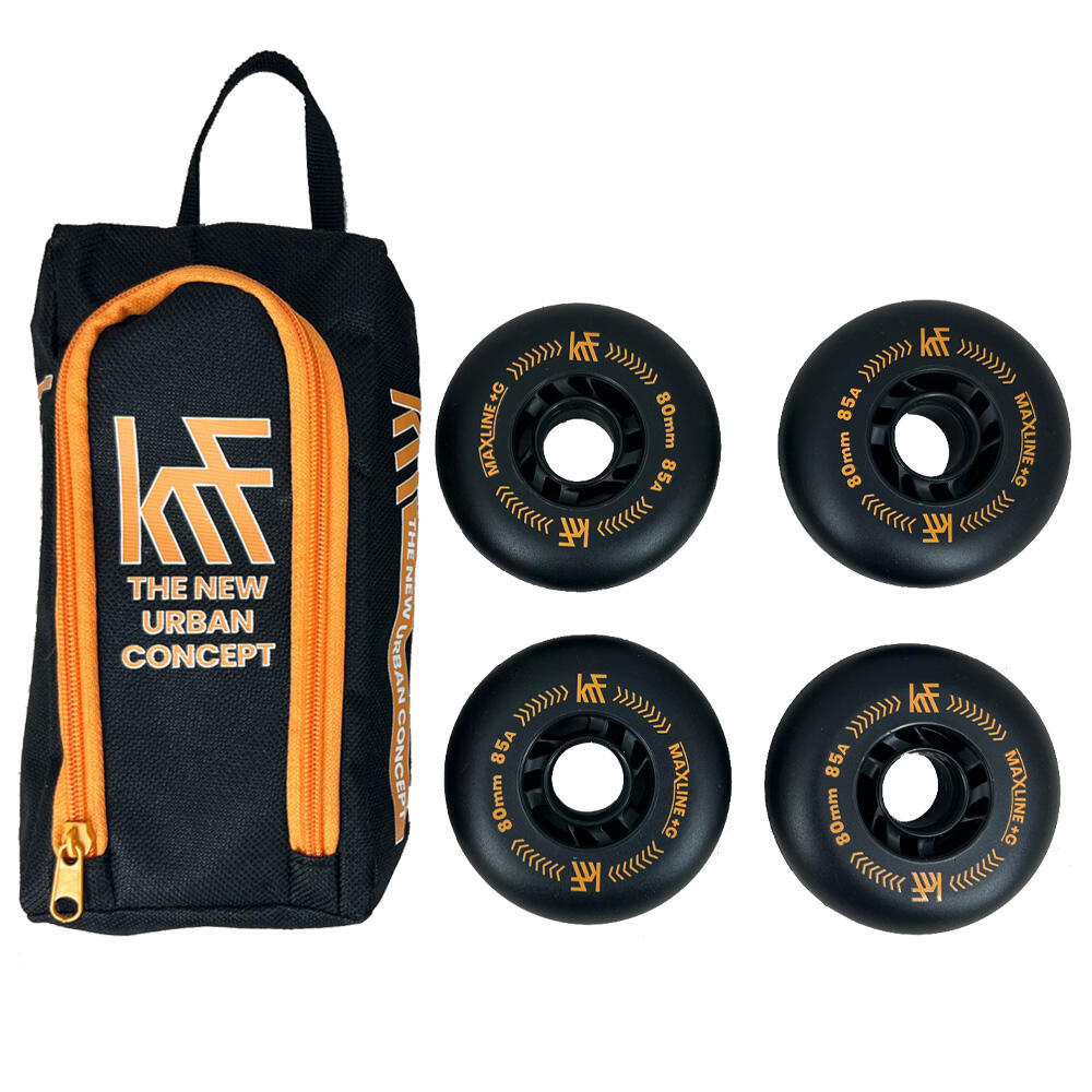 KRF Pack De 4 Ruedas KRF Inline Especialidad Freeskate Tamaño: 80Mm