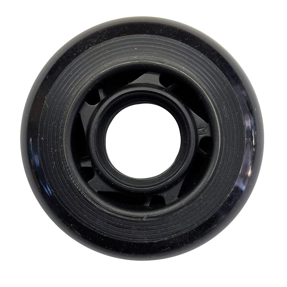 Pack De 4 Ruedas Para Patín KRF First Tamaño 72Mm Dureza: 85A Negras 2/3